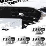 3D Metal Emblem MS Logo Car Front Grill Badge Sticker For MAZDASPEED MS CX-3 CX-4 CX-5 CX-7 CX-9 M3 