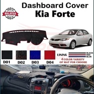 Kia Forte Car Dashboard Cover Anti Slip Kain / Leather Kualiti 1pcs Accessories Automotive
