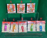 (個別貨價請看產品名稱）全新 絕版懷舊 A、B、C - SEGA S.C.P.I. (1990/1991) Tama & Friends 貓狗寵物街角式 木製貓狗平安符吊掛飾物 (約高5cm 濶6cm