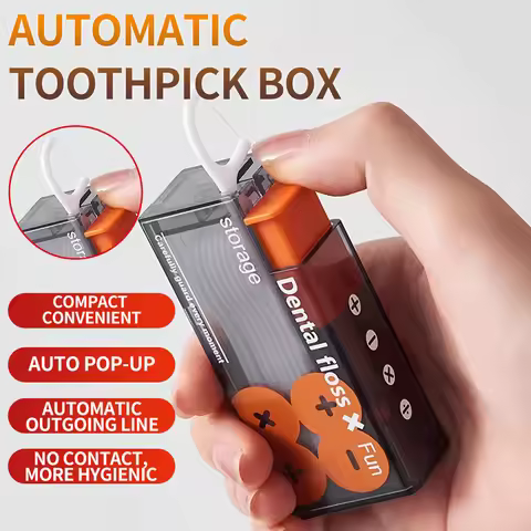 Disposable Dental Floss Portable Dental Floss Box - Automatic Dental Floss Box - High End Portable T