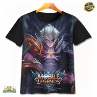 3D Mobile Legends Kids T-Shirt ML - Dyrroth Boys Girls Clothing T-Shirt PremiumML Ages 1-12 Years - 