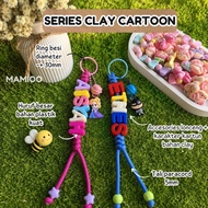 Custom Name Series Clay Boy KeychainGirl/