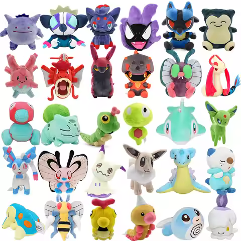 Pokemon Zygarde Core Scolipede Litwick Plush Anime Collectiable Stuffed Butterfree Gyarados Corsola 