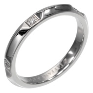 Tiffany & Co.) True 戒指，11 號，950 鉑金鑲鑽，約 ​​4.62 克，女士款 [二手]