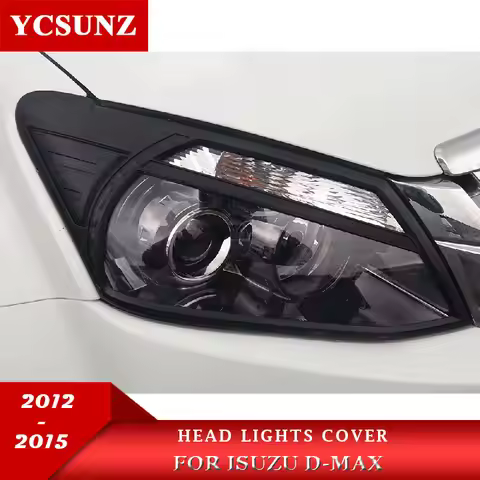 Headlight Covers Lamp Hood For Isuzu dmax Pick Up Accessories Headlamp Cover For Isuzu d-max 2012 20