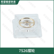 Aksesori jam tangan 7S26B 7s26C roda keseimbangan, roda keseimbangan penuh 7S36 (termasuk hairspring