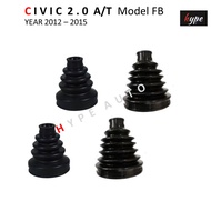 *** SET Drive Shaft Dust Cover Complete Rubber CIVIC 2.0 Automatic Transmission FB Year 2012-2015 (4