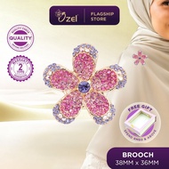 Ozel Flower Brooch B335 Kerongsang Bunga & Pin Tudung, Hijab, Songkok, Baju Kurung, Kebaya, Baju Mel