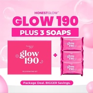 1 Glow190 Rejuvenating Set + 3 Glow190 Niacinamide Soap