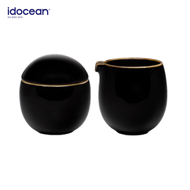Bộ 2 Món Đựng Đường và Sữa 300ml Màu Đen LOVERAMICS (Sugar & Creamer) - Bộ Sưu Tập Studio Tenmoku