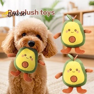 [BBNZDD] Cute Cartoon Avocado Dog Squeaky Toys Creative Durable Fashion Avocado Dog Chewing Toys Pet