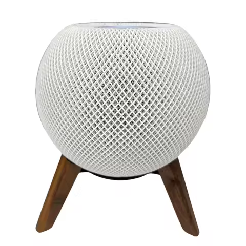 Wooden Tripod Holder Wood Tripod With Metal Frame Safe Stable Mount With Silicone pad For HomePod Mi