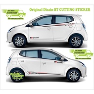 Agya GR Sport car sticker Toyota gazoo racing sticker/ GR Sport sticker/ Toyota Agya sticker/