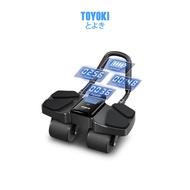 TOYOKI Exercise Roller เครื่องบริหารหน้าท้อง ลูกกลิ้งบริหารหน้าท้อง เครื่องลดพุง 4 ล้อใหญ่