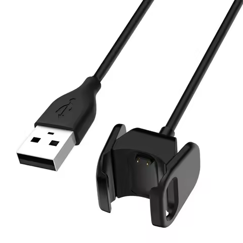 USB Charging Cable For Fitbit Charge 2 3 4 Smart Watch Replacement USB Charger Dock Adapter
