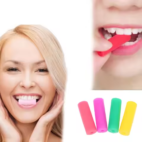 2PCS Dental Stick Orthodontic Bite Aligner Chewies Silicone Teeth Stick Bite Tooth Chew Aligners Inv