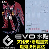 [EVO] RG 1/144 Gundam Epyon Water Slide Decal Fluorescent Type