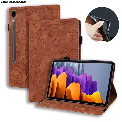 For Samsung Galaxy Tab S9 Plus Case S7 Plus SM-T970 Tab S7 FE Cover 12.4" Tablet For Tab S8 Plus Cas