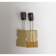 5PCS Nipponchemi-Con, 10uF 25V 105°C, Radial Capacitor, 4mm x 7mm