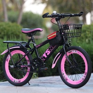 ST&amp;💘Children's Bicycle Mountain Bike Double Disc Brake Speed Change7-9-10-11-14Male and Female Students18Inch20Inch22Inc
