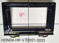 กรอบจอแอนดรอยด์ หน้ากากวิทยุ หน้ากากวิทยุรถยนต์ HONDA HR-V ปี 2022-2024 สำหรับเปลี่ยนจอ android9"