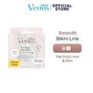 Gillette Venus Pubic Hair & Skin Blade Refills (8s)