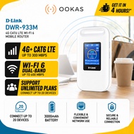 D-Link DWR-933M 4G+ CAT6 / DWR-930M 4G CAT4 Mobile WiFi Hotspot | Unlimited Plan Ready | MOD Modem S