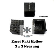 Karet Tutup Kaki Meja Kursi Rak Besi Hollow 3x3 Nyarung / Asbak / Mang