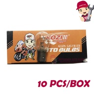 REAR BULB 12V21/6CP S25 10PCS/BOX KOZI MOTORMAN