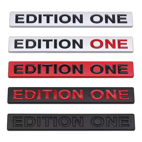 EDITION ONE Car Body Fender Side Emblem Stickers for Audi RS7 RS5 RS6 RS4 Q5 Q7 A3 A4 A5 A6 A7 A8 S3