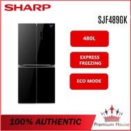 Sharp Multi Door Refrigerator SJF489GK 421 Litre Capacity J-Tech Inverter SJF489GK Peti Ais
