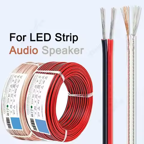 2/3/4/5/6 Pin Electrical Wire 22/20/18 Gauge Tinned Copper Insulated PVC Extension Cable For Audio S