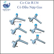 Curved Elbow R134, With Flange. Gas Filler (Push; Smell)