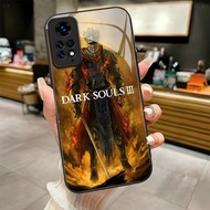 Dark Souls III 3 Knight Game design Tempered Glass Phone Case Cover For POCO F3 F4 F5 M6 4G X3 X4 GT