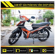 TEM RỜI WAVE BLADE 110 CHẾ MẪU ZIN CAM ĐEN