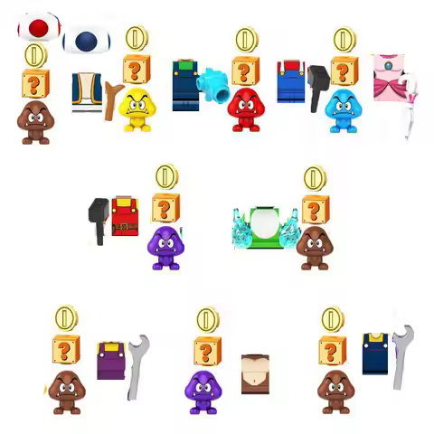 WM6103 Japanese Games WM2065 WM2070 WM2071 WM2291 WM2292 Mini-Figures Anime Cartoon Building Blocks