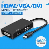 適用mini dp轉hdmi/vga蘋果電腦轉換器投影儀電視macbook pro/air