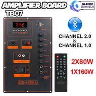 Amplifier Board DSP Audio Bluetooth TB07 Mono dan Stereo