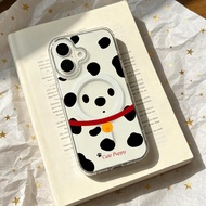 Dalmatian Dalmatian anti-fall magnetic transparent case for iPhone171615 Pro Max
