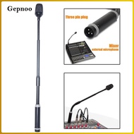 [Gepnoo] Gooseneck Mic Dynamic Mic DJ Mic XLR Mic for Stage Performance Webcasts