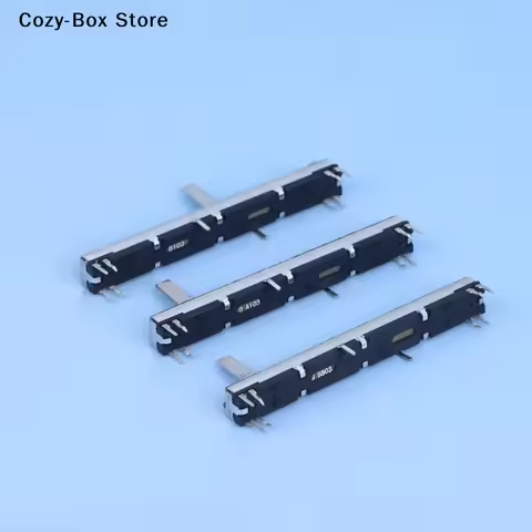 [ZY]75mm Straight Slide Potentiometer 8Pins A103 Double Fader A10K Soundcraft EFX8 Fader A10Kx2 A20K