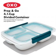 OXO - Prep &amp; Go系列 0.9L / 4.1-cup (3分隔)食物盒 隨行密封保鮮盒 便當盒 密封盒 飯盒