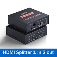 SDSs4Kx2K HDMI Splitter 1 in 2 out Video Distributor 1080P HDMI Switch 1x2 1x4 Copy Display Adapter 