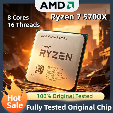 AMD Ryzen 7 5700X Desktop Processor 8C 16T 3.4 4.6GHz 7nm Zen3 AM4 Socket 4MB L2 32MB L3 65W PCIe 4.