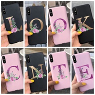Redmi 9A Case Soft TPU Silicone Fashion Letters Shockproof Cover Xiaomi Redmi 9A 9 A Redmi9A Casing 