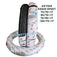 TUBELESS TAYAR 2024 GRT368 GRT 368 ROSSO SPORT 70/90-17 80/90-17 90/80-17 120/70-17 PIRELLI