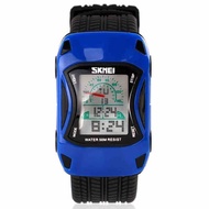 ! Skmei 0961 Original Waterproof Boys Girls Car Watches - Blue