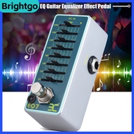 brightgo-my ENO EQ7 Guitar Equalizer Effect Pedal 7-Band EQ Full Metal Shell True Bypass