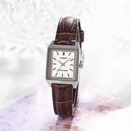 Casio Ladies Quartz Watch Small Square Vintage LTP-V007D-7E สายสแตนเลส ทันสมัย แบรนด์ญี่ปุ่นกันน้ํา