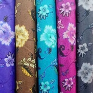 KAIN COTTON TETRON 48INCI CORAK BUNGA BESAR READY STOCK